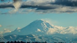 Amazing Beautiful Big Snowed Mountains