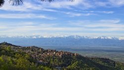 Amazing Beautiful Mountain Valley and Village