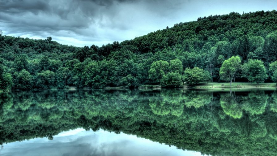 Amazing Crystal Lake and Forest