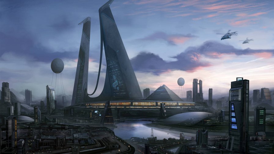 Amazing Future Metropolis Artwork