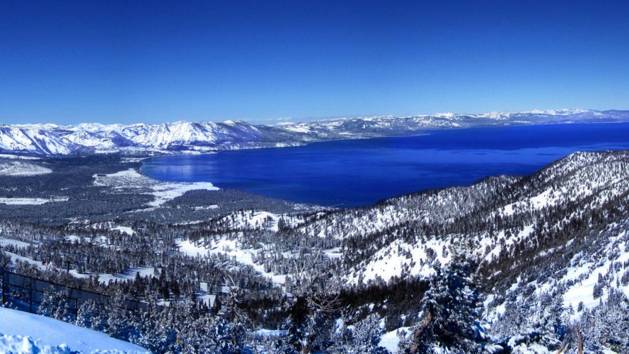 Amazing Winter Mountain Valley