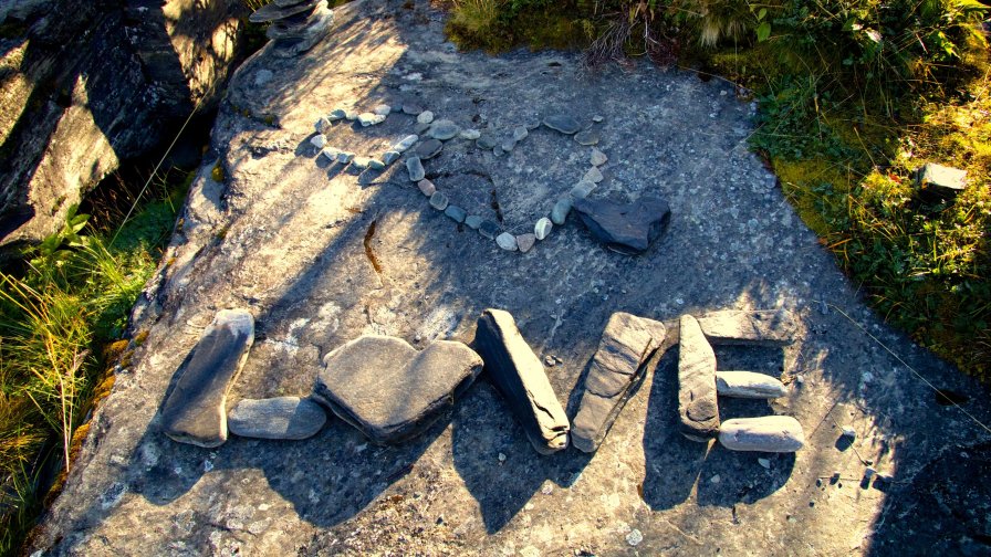 Beautiful Artistic Stones of Love