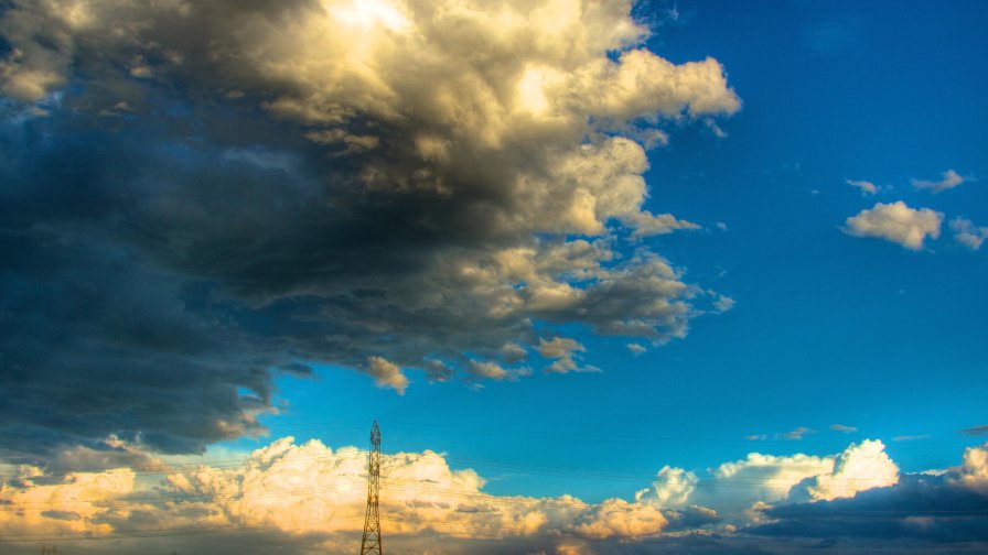 Beautiful Big Clouds in Sky