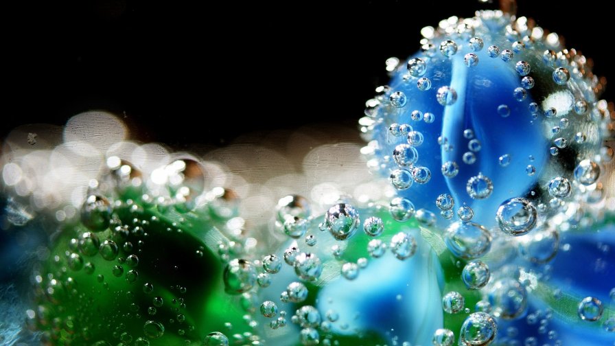 Beautiful Bubbles Close Up Photo