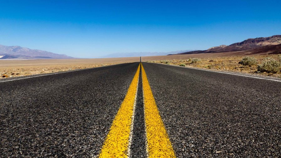 Beautiful Clear Sky and Road