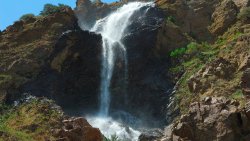 Beautiful Mountain Waterfall