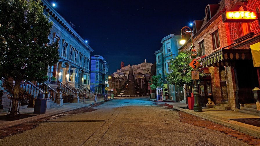 Beautiful Night Street