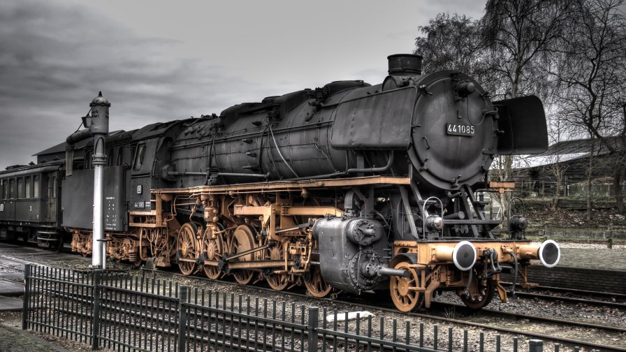 Beautiful Old Locomotive