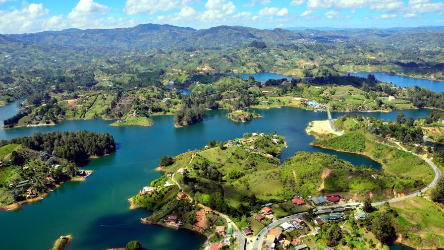 Beautiful Perfect River in Colombia