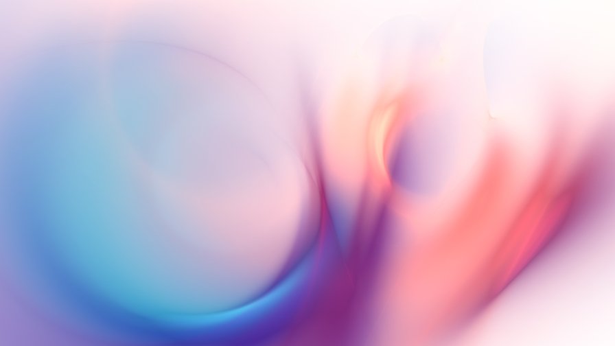 Beautiful Pink and Blue Abstract on White Background