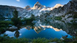 Beautiful Pure Small Lake in the Mountain Valley