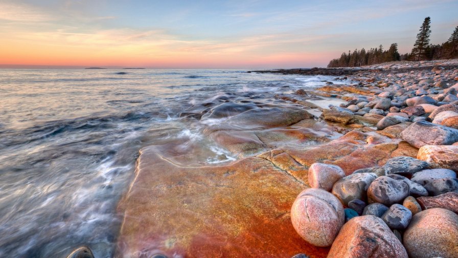 Beautiful Rocks on Sea Beach