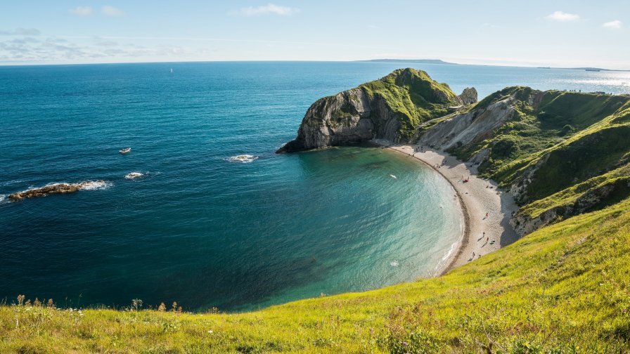 Beautiful Sea Waves and Stone Beach