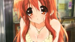 Beautiful Sexy Orange Anime Girl