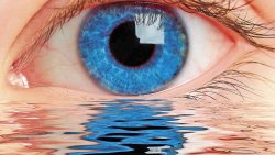 Blue Eye and Water