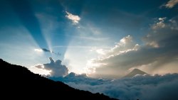 Clouds and Mountains