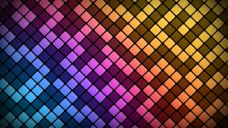 Colorful Pattern Tile Pink Purple and Gold