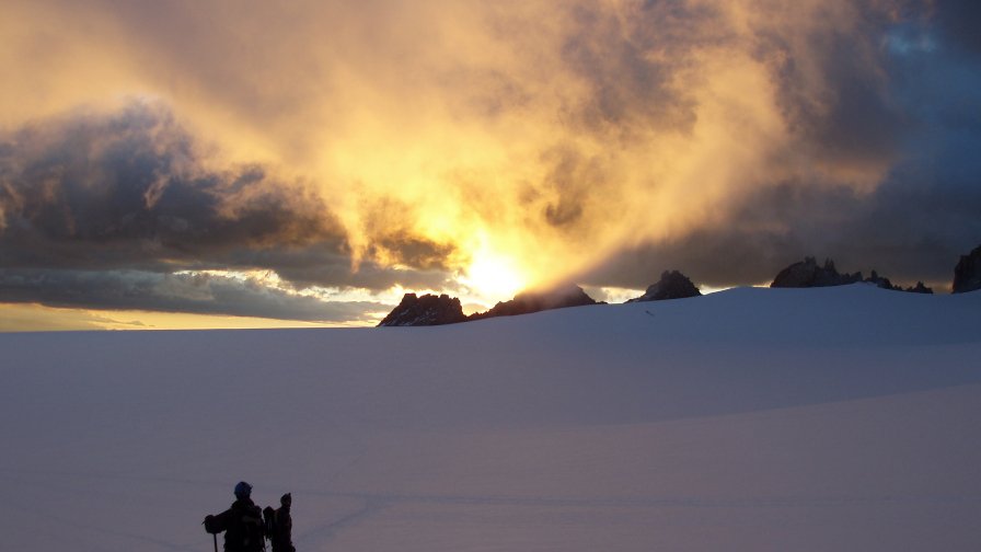 Dawn in Mountains