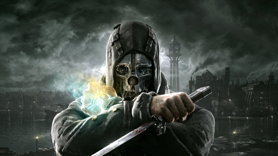 Dishonored Corvo Attano Mask and Sword