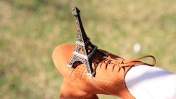 Eiffel Tower on the Shoes