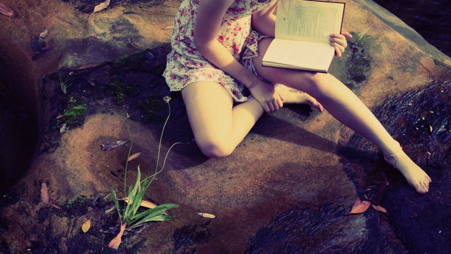 Girl with Book