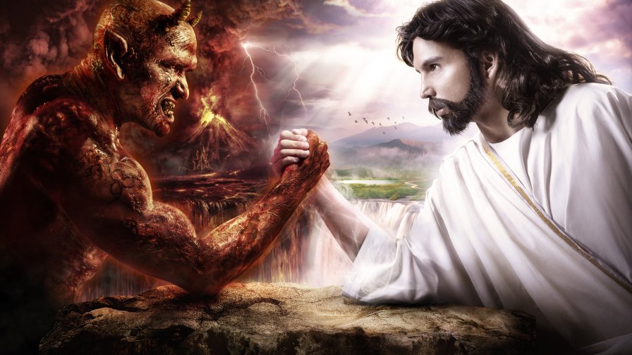 Good and Evil The Battle Jesus Christ versus Daemon Satan