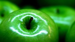 Green Apples Macro Photo