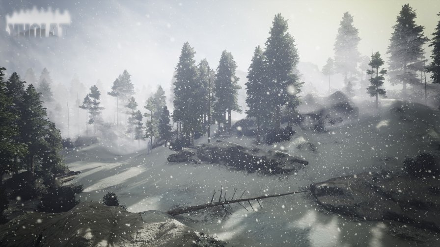 Kholat Snow Covered Mountain Valley