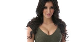 Kim Kardashian is the Pretty Brunette Girl with Big Tits