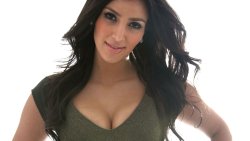 Kim Kardashian is the Sexy Brunette Girl with Big Tits Looking for You