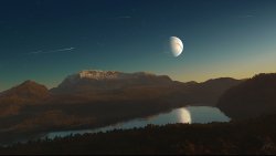 Lake Planet and Meteors