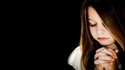 Little Teen Praying Girl