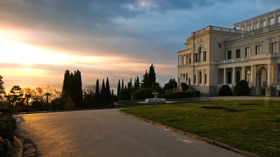 Livadia Palace and Castle in Crimea Ukraine