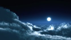 Moonlight and Night Sky