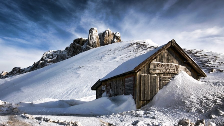 Mountain Winter House