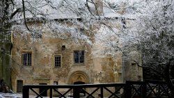 Old House Frost and Snow