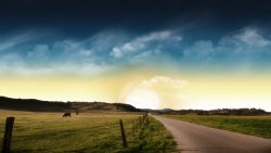 Old Road and Green Field