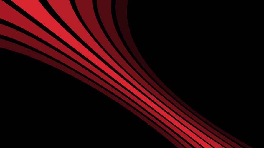 Red Abstract Lines