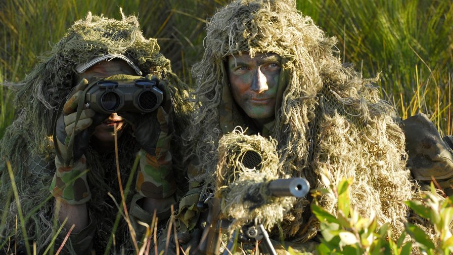 Soldiers Snipers with Weapon