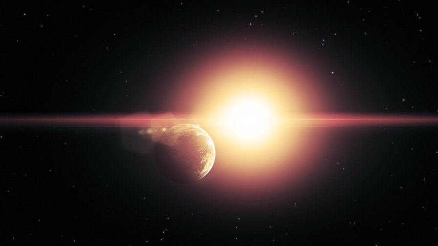 Sunrays in Space and Earth