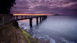 Sunrise and Beautiful Pier