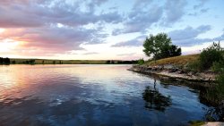 Sunset Lake and Green Valley