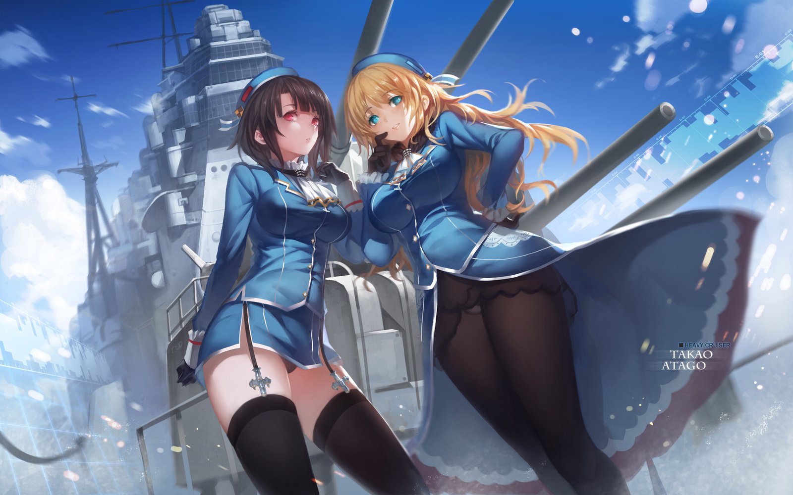 Takao and Atago Pretty Cute Girls