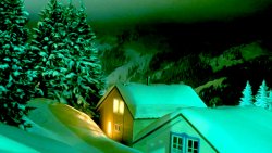 Winter Painting Village