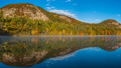 Wonderful Mountains and Forest with Lake