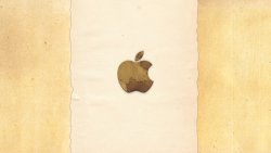 Yellow Apple on Paper