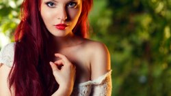 Young Pretty Girl with Redhead