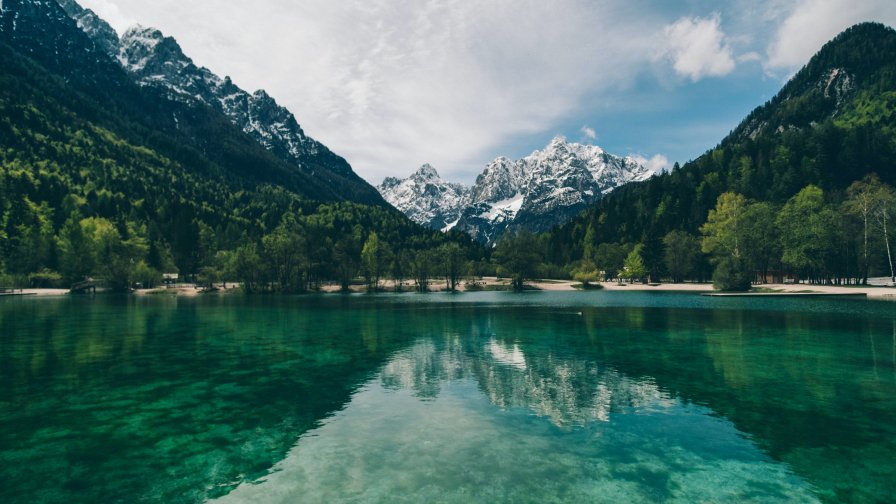 Beautiful Lake in Triglav National Park