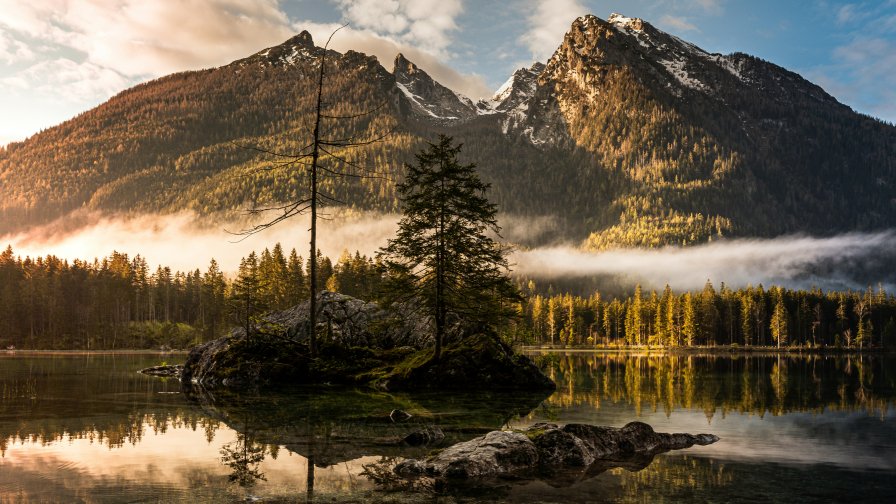 Lake Hintersee in Germany