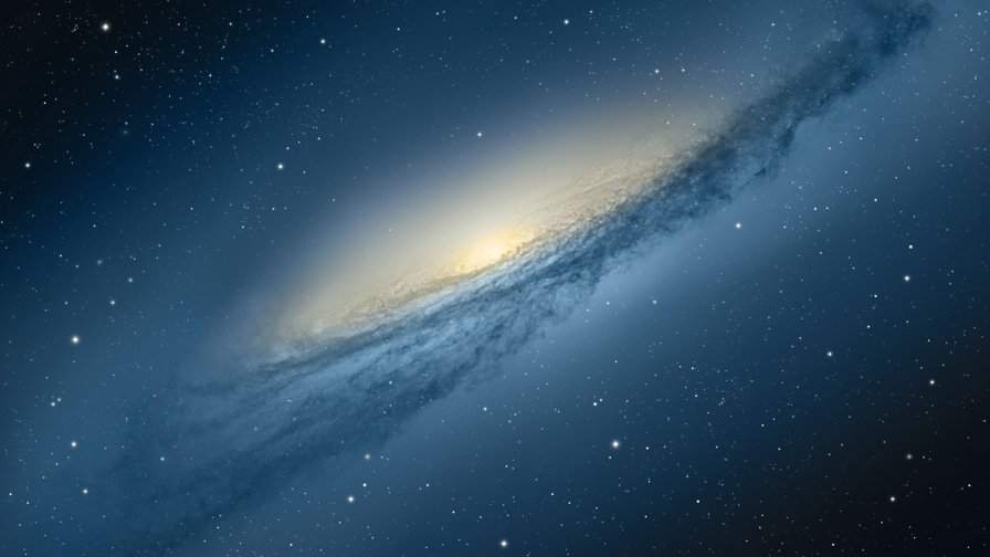 Wonderful Blue Galaxy